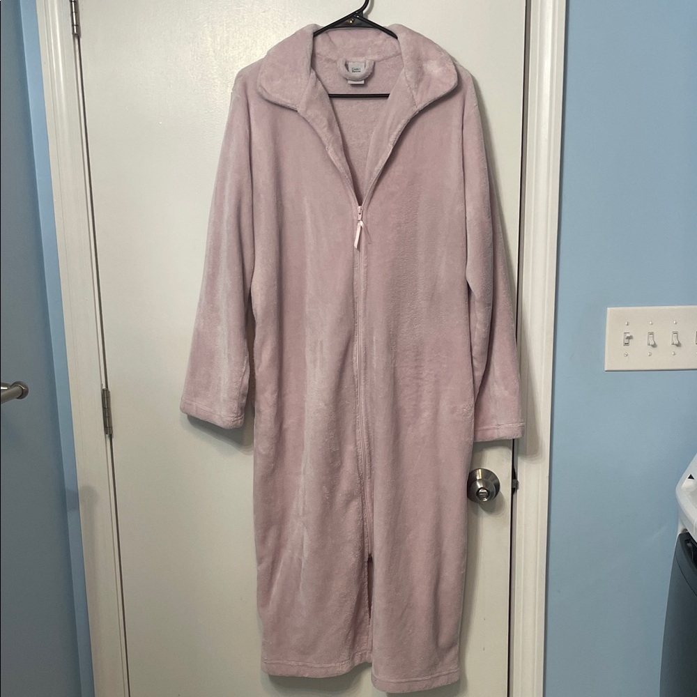 Cozy fleece bathrobe
